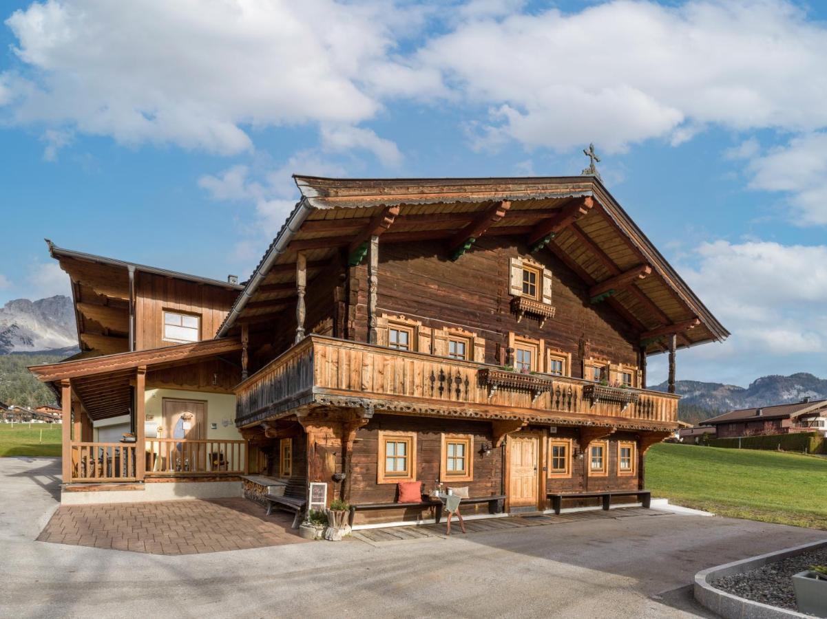 Sabindls Kaiser Platzl Going am Wilden Kaiser Esterno foto